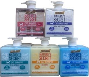 Nature’s Secret Cat Shampoo 500ml - Shampoo & Conditioner Tangle Free with Aloe Vera & Chamomile - Shopivet.com