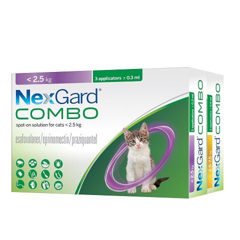 NexGard® Combo for Cats less than 2.5kg - Shopivet.com