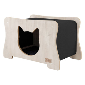 Noba Origin Hammock Hideout Cat Head - black - Shopivet.com