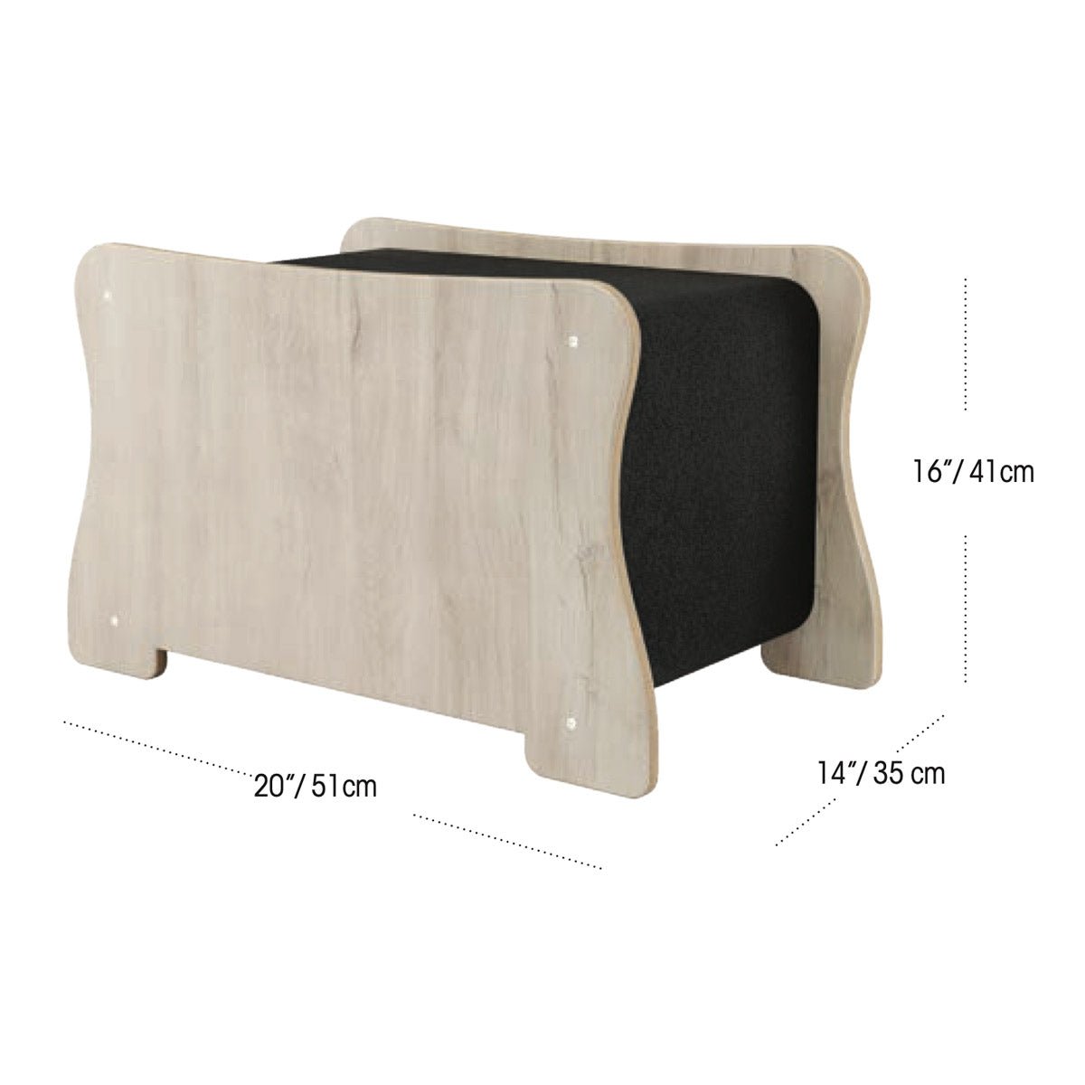 Noba Origin Hammock Hideout Cat Head - grey - Shopivet.com
