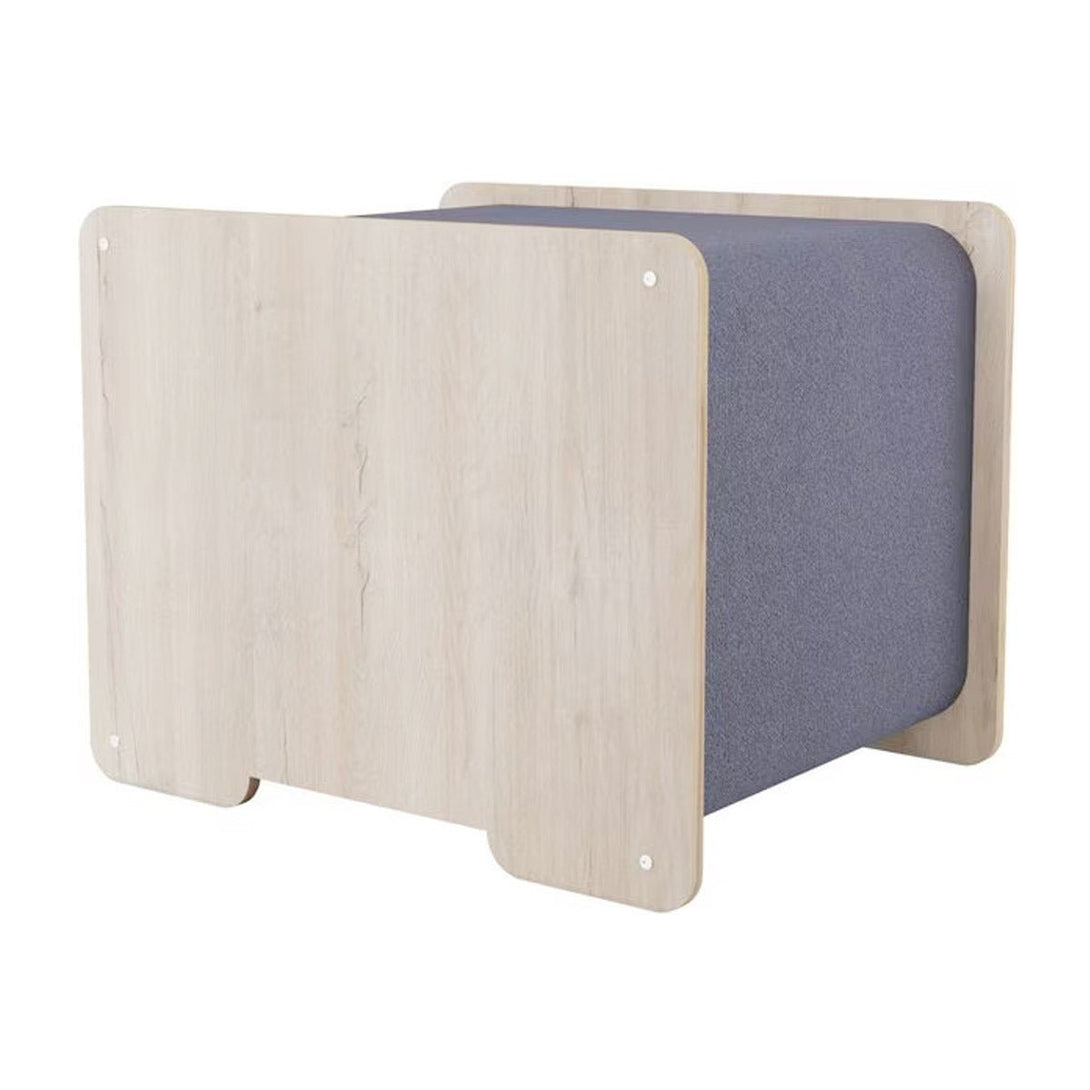 Noba Origin Hut Hideout Paw Print - black - Shopivet.com