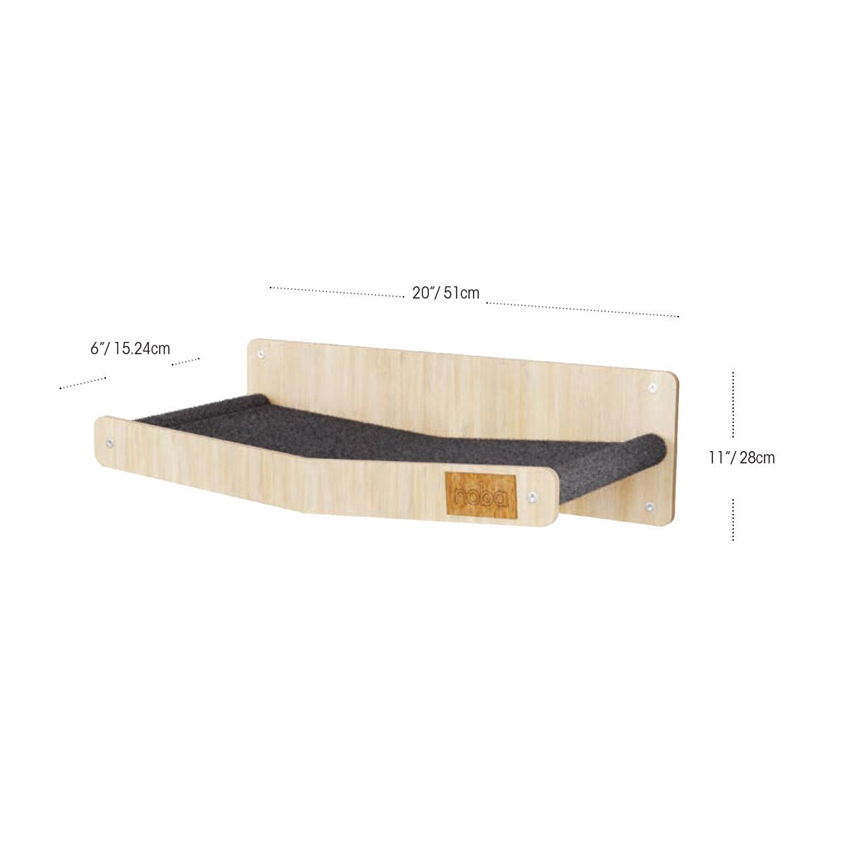 Noba Origin Mural Hammock - grey - Shopivet.com