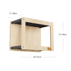 Noba Origin Mural Hideout Square - black - Shopivet.com
