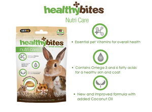 VetiQ Healthy Bites Nutri Care Small Animal Treats 30g - 30g