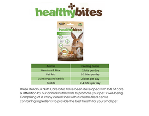 VetiQ Healthy Bites Nutri Care Small Animal Treats 30g - 30g