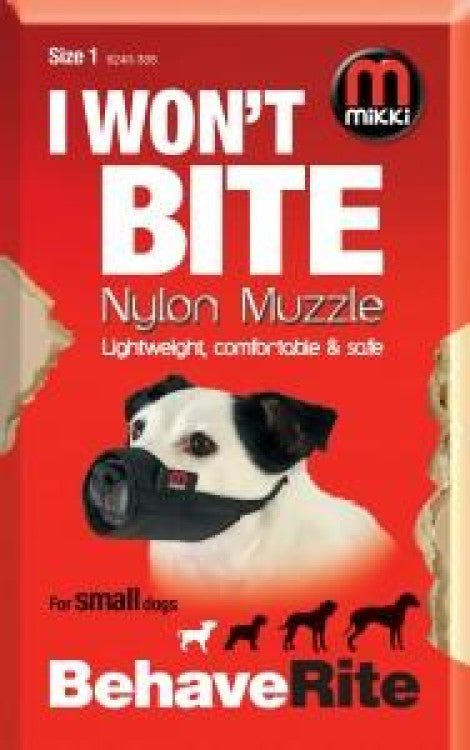 Nylon Dog Muzzle Size 1 - Shopivet.com