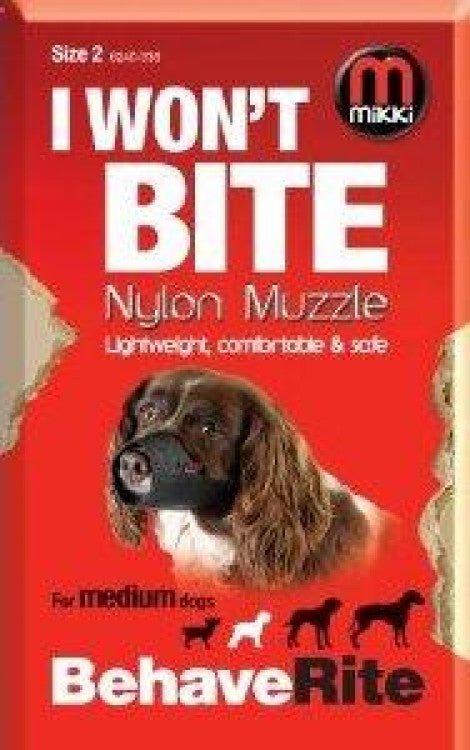 Nylon Dog Muzzle Size 2 - Shopivet.com