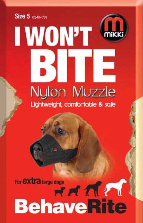 Nylon Dog Muzzle Size 5 - Shopivet.com