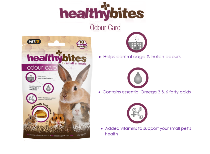 Healthy Bites Odour Care Small Animal Treats 30g - 30g