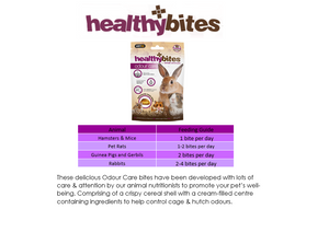 Healthy Bites Odour Care Small Animal Treats 30g - 30g