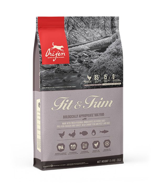 Orijen Fit & Trim Dry Dog Food - 11.4KG - Shopivet.com