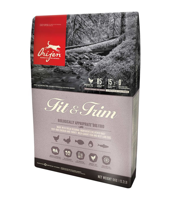 Orijen Fit & Trim Dry Dog Food - 11.4KG - Shopivet.com