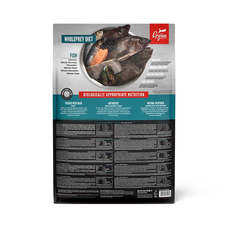 Orijen Marine Fish Small Breed Dry Dog Food 1.8kg - 1.8KG - Shopivet.com