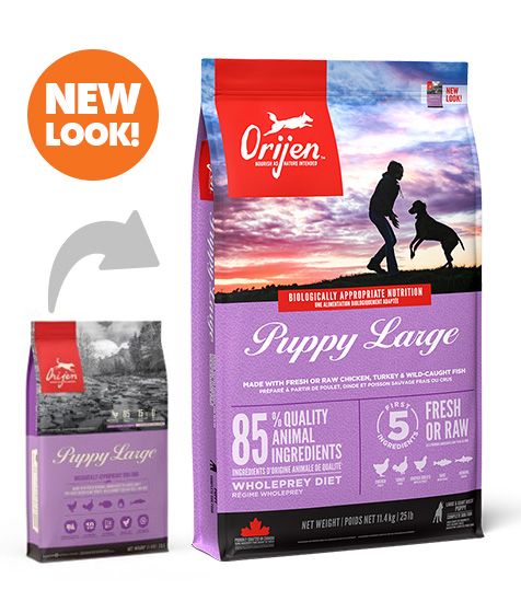 Orijen Puppy Large Dry Dog Food - 11.4KG - Shopivet.com