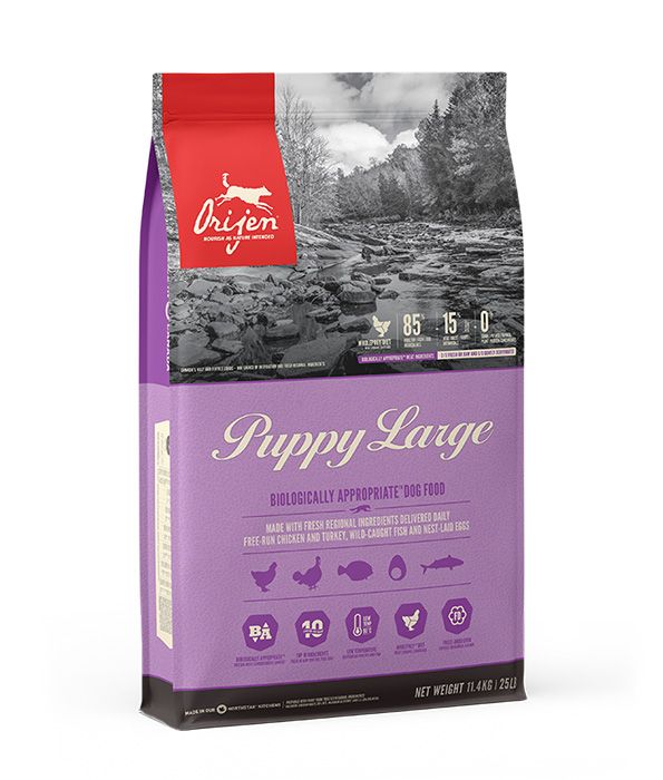 Orijen Puppy Large Dry Dog Food - 11.4KG - Shopivet.com