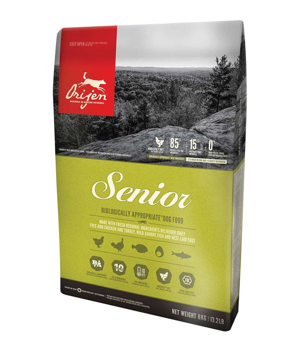 Orijen Senior Dry Dog Food - 11.4KG - Shopivet.com
