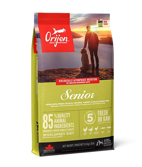 Orijen Senior Dry Dog Food - 11.4KG - Shopivet.com