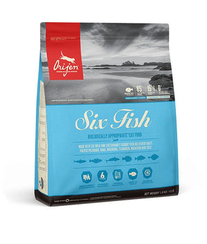 Orijen Six Fish Dry Cat Food - 1.8KG - Shopivet.com