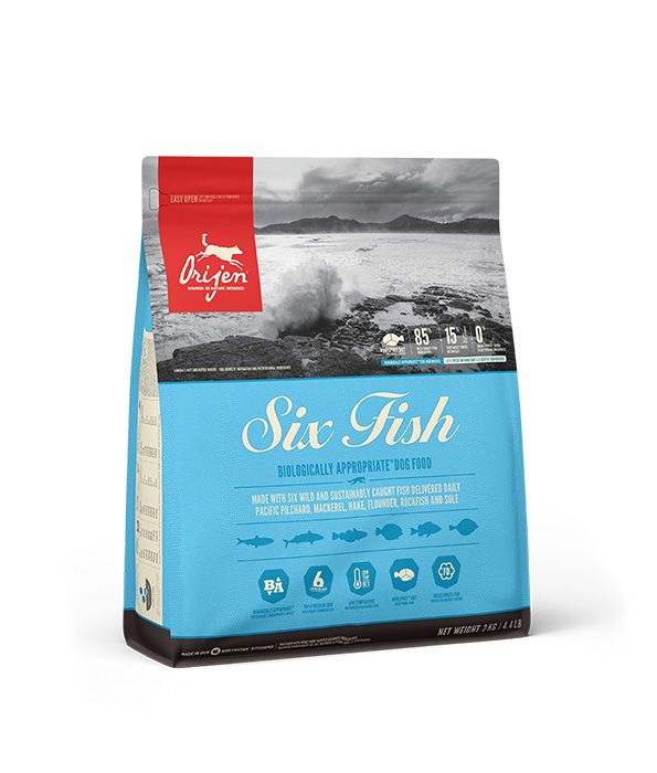 Orijen Six Fish Dry Dog Food - 2kg - Shopivet.com