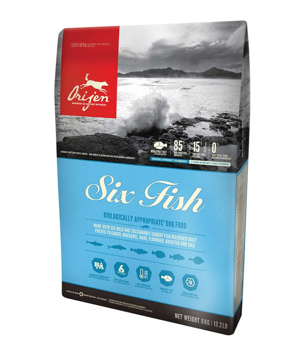 Orijen Six Fish Dry Dog Food - 2kg - Shopivet.com