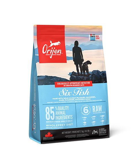 Orijen Six Fish Dry Dog Food - 2kg - Shopivet.com
