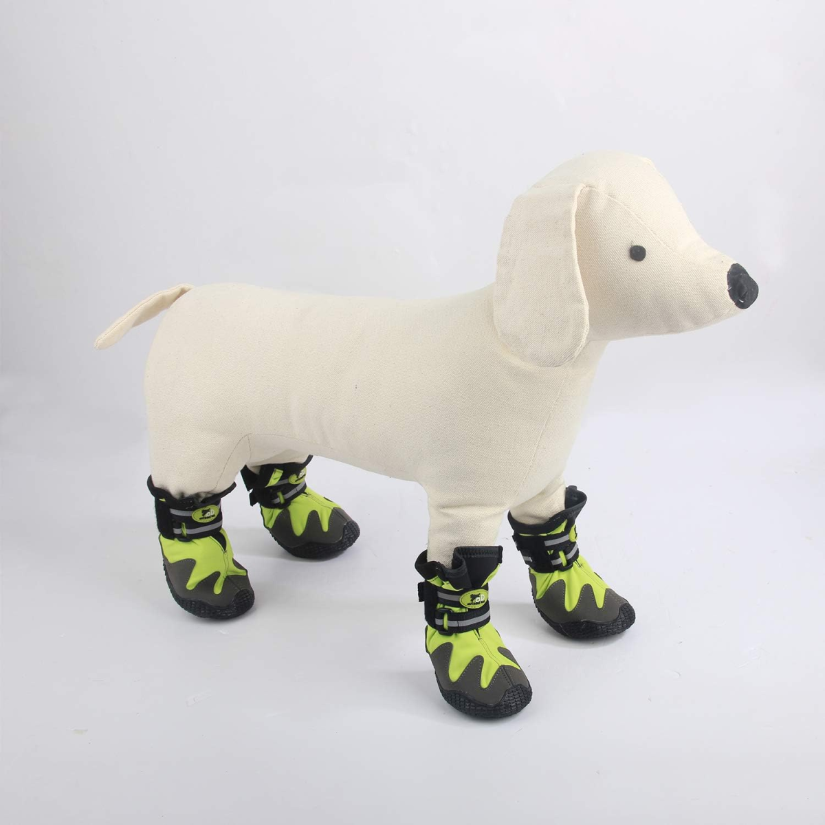 Outdoor Dog Shoes - Green / S