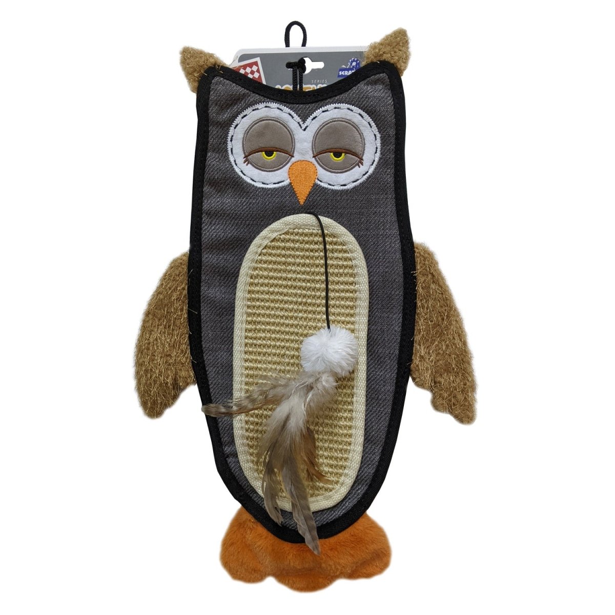 Owl Cat Scratcher with Catnip - Shopivet.com