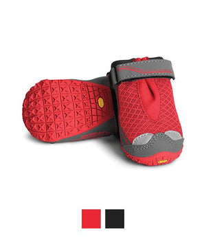 Ruffwear Grip Trex One Pair Dog Boots - RED 2.50"