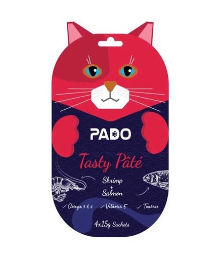 Pado Cat Wet Sachet 4x15g[Flavor - Salmon & Shrimp] - Shopivet.com