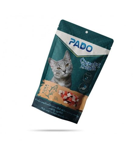 Pado Crunchy Cat Treats Tuna 100g[Weight - 100g] - Shopivet.com