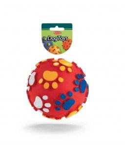 Padovan Dog Ball With Paws Ø12cm - Shopivet.com