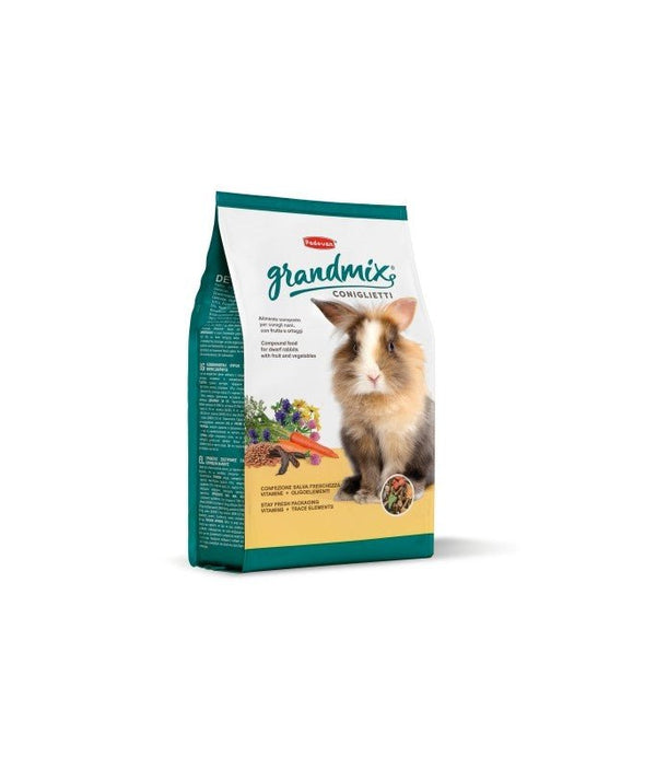 Padovan Grandmix Coniglieti(Bunnies) For Rabbit 3kg - Shopivet.com