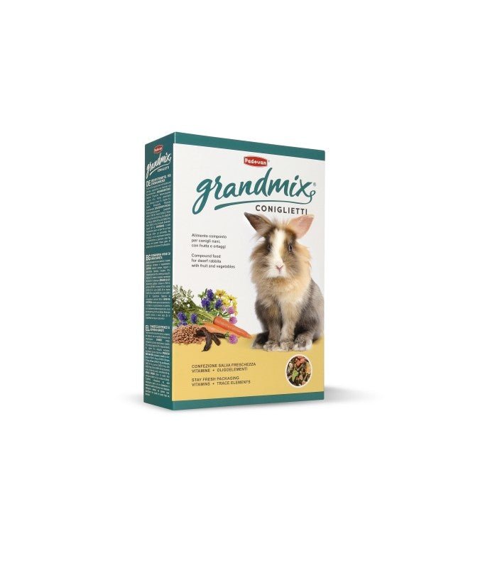 Padovan Grandmix Coniglieti(Bunnies) For Rabbit 850g - Shopivet.com