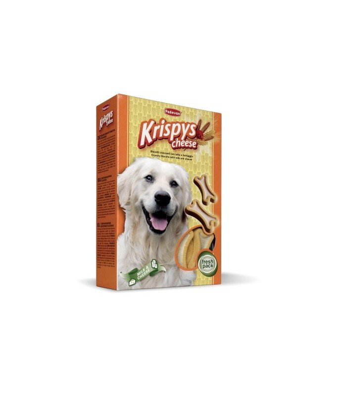 Padovan Krispys Cheese 400g(Dog Biscuits)[Weight - 400g] - Shopivet.com