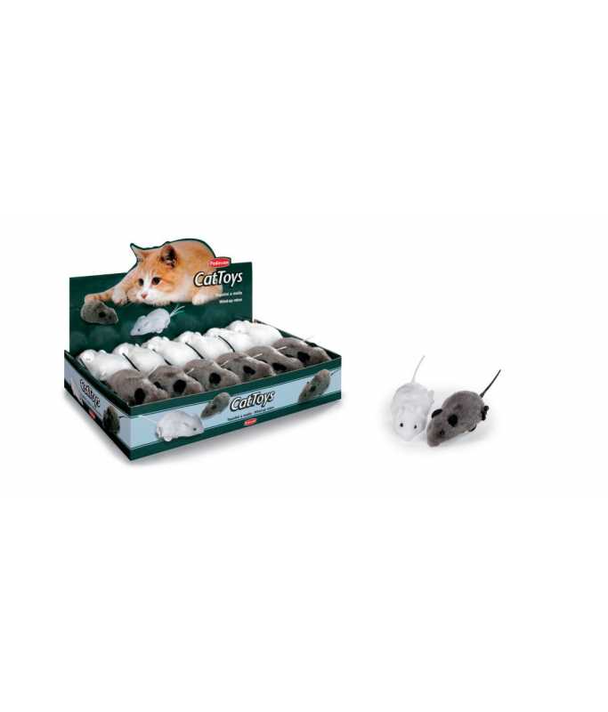 Padovan Wind - Up Mouse, Cat Toy - 12pcs/Box - Shopivet.com