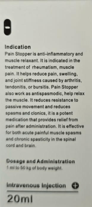 pain stopper 20ml - Shopivet.com