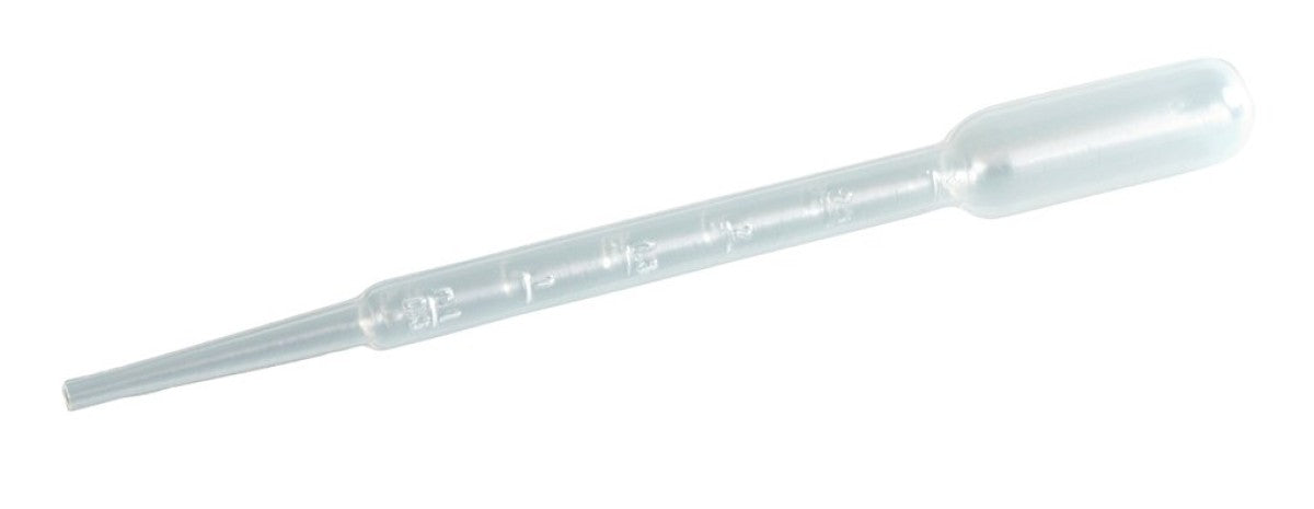 Pasteur plastic pipette, 100/pk