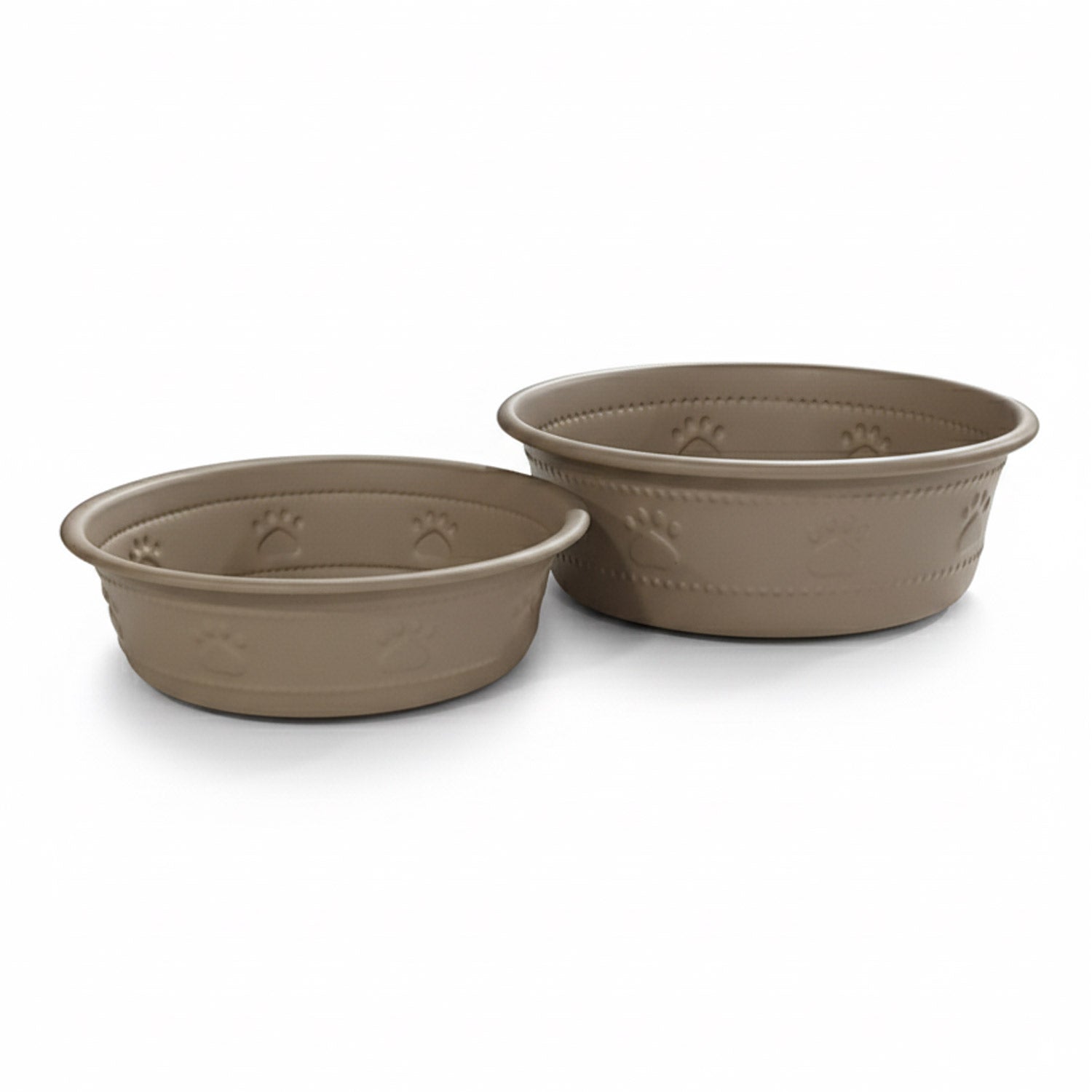 Premium Bowl Paw Embossed – Brown - 260 ML