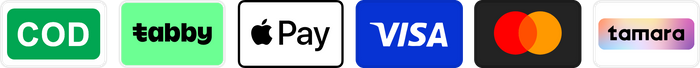 COD, tabby, Apple Pay, Visa, Mastercard, tamara
