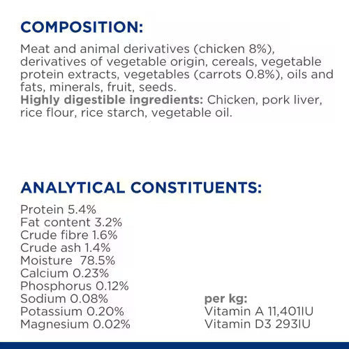 Hill’s Prescription Diet Gastrointestinal Biome Stew for Dogs with Chicken and added Carrots (12x354g)