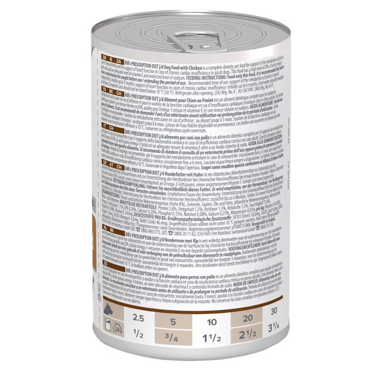 Hill’s Prescription Diet Joint Care j/d Canine Chicken (12x370g)