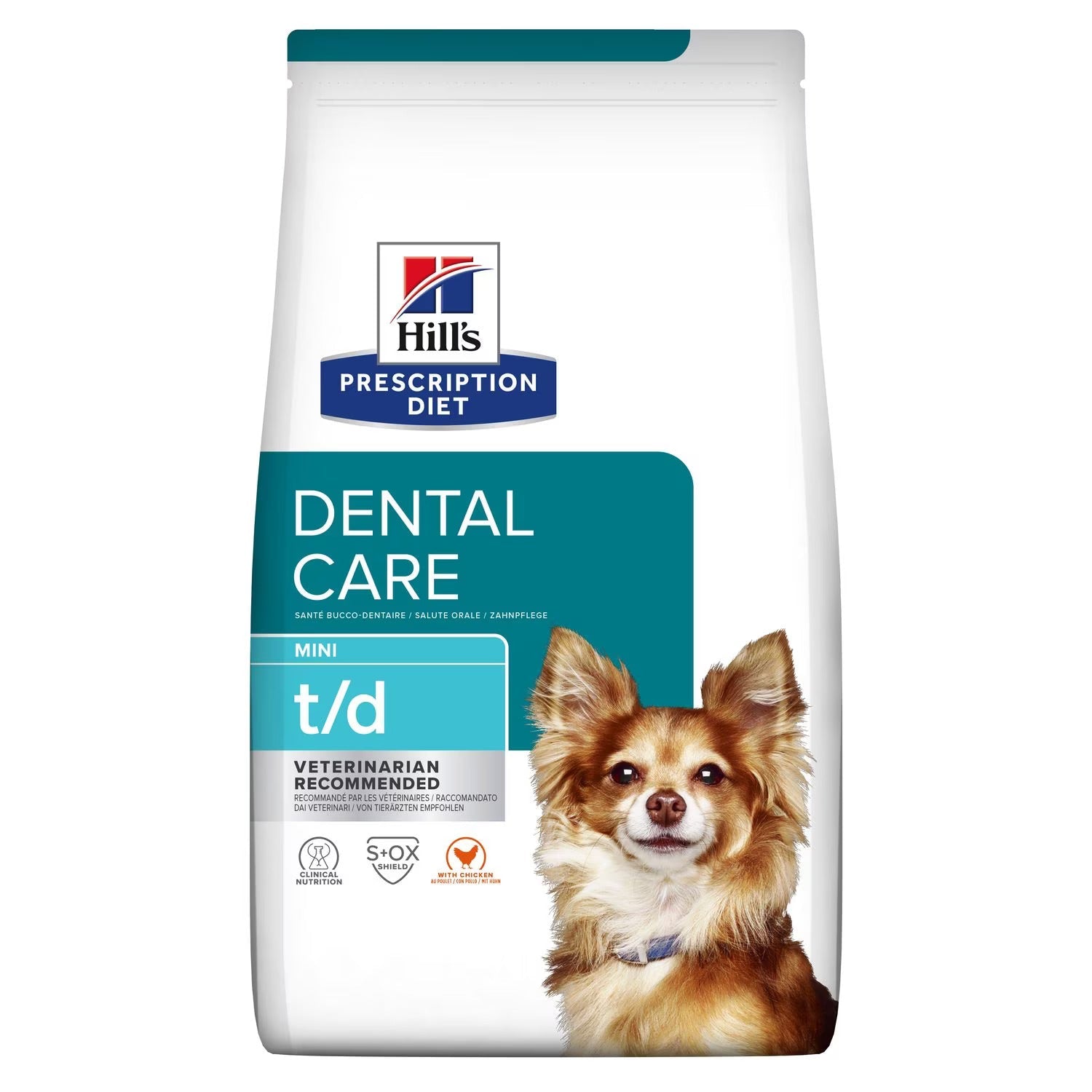 Hill’s Prescription Diet Dental Care t/d Mini Dog Food with Chicken (3kg)