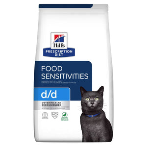 Hill’s Prescription Diet Food Sensitivities d/d Cat Food With Duck & Green Pea (1.5kg)