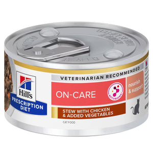 Hill’s Prescription Diet On-Care  Stew for Cat with Chicken & added Vegetables (24x82g)