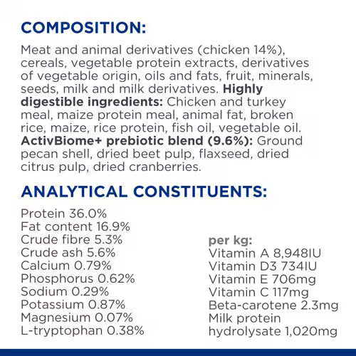 Hill’s Prescription Diet Gastrointestinal Biome Stress Cat Food With Chicken (3kg) (EXP: 02.26)