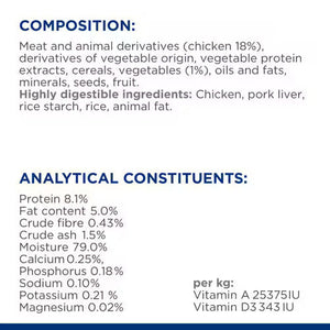 Hill’s Prescription Diet i/d Feline Stew with Chicken & added Vegetables (24x82g)