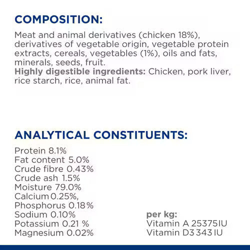 Hill’s Prescription Diet i/d Feline Stew with Chicken & added Vegetables (24x82g)