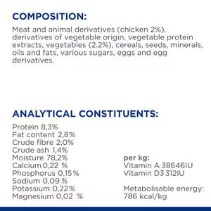 Hill’s Prescription Diet Metabolic Cat food Chicken & Vegetable Stew (24x82g)