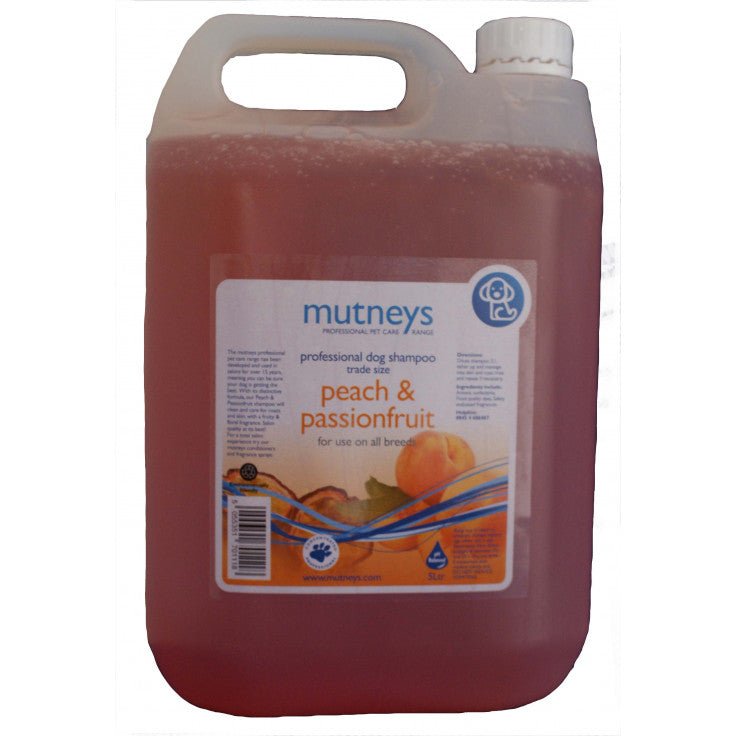 PEACH & PASSION FRUIT SHAMPOO 5LTR شامبو الخوخ والباشن فروت - Shopivet.com