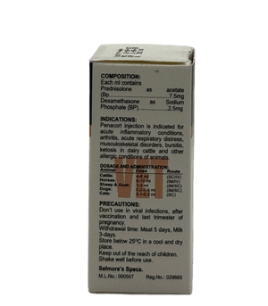 Penacort 10ml (Prednisolone + Dexamethasone + Phosphate) - Shopivet.com